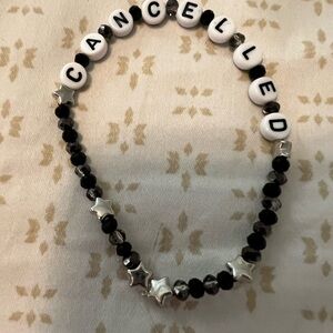 Taylor Swift INSPIRED 'CANCELLED' Letter Bracelet